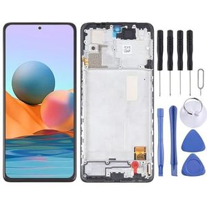 OLED Material LCD Screen For Xiaomi Redmi Note 10 Pro India Digitizer Full Assembly with Frame
