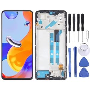 OLED Material LCD Screen For Xiaomi Redmi Note 10 Pro India Digitizer Full Assembly with Frame