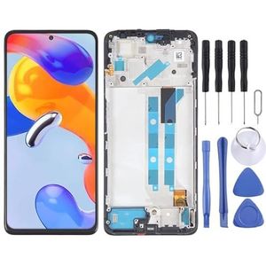 OLED Material LCD Screen For Xiaomi Redmi Note 10 Pro India Digitizer Full Assembly with Frame