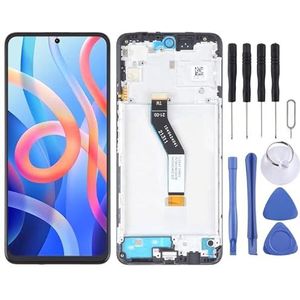 OLED Material LCD Screen For Xiaomi Redmi Note 10 Pro India Digitizer Full Assembly with Frame