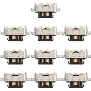 Mobiele telefoonvervangingsaccessoires Voor Motorola One Fusion 10pcs laadpoortconnector Telefoononderdeel