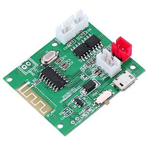Power Amplifier Board, Bluetooth 5.0 2 * 5W Amplifier Board AUX Audio Input Power Amplifier Board 3.7V-5V, Handsfree bellen en externe knoppen, Micro Power Switch Control