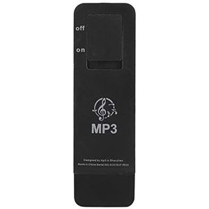 Mini MP3-speler, MP3-muziekspeler Draagbaar Ondersteunt 32 GB geheugenkaart, MP3 WMA-formaten MP3-muziekspeler, 80 mAh Sleutelbediening MP3-spelers voor kinderen, cadeau