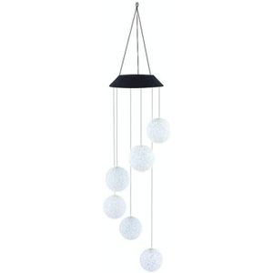 Outdoor Solar Wind Chime Lamp Binnenplaats Tuin Decoratie Led Landscape Lamp Ornaments  Stijl: Rice Ball