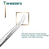 3 in 1 Zilveren Doos Roestvrij staal Tandheelkundige Hulpmiddelen Dental Care Tandsteen Tool Tandarts Tool Set