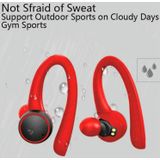 T7 Pro Wireless Sport Dual In-Ear Headset Bluetooth Headset 5.0(Rood)