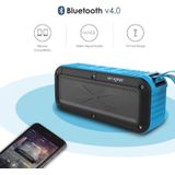 W-KING S20 Loundspeakers IPX6 waterdichte Bluetooth Speaker draagbare NFC Bluetooth Speaker voor buiten/douche/fiets FM-radio (zwart)