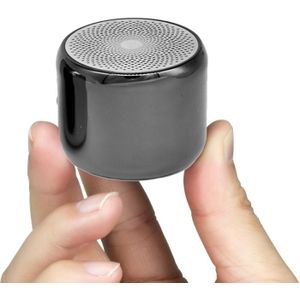 M1 Mini Bluetooth Subwoofer speaker draagbare aluminium legering draadloze TWS Bluetooth  ondersteuning handsfree Call (Ceramic Black)