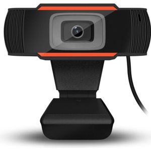 HXSJ A870 Webcam HD 480P-pc-camera met absorptiemicrofoonmicrofoon voor Skype voor Android TV-draaibare computercamera USB-webcam