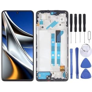 Voor Xiaomi LCD-scherm OLED MATERIAAL LCD -scherm voor Xiaomi Redmi Note 11 4G Digitizer Volledige montage met frame Voor Xiaomi LCD-scherm