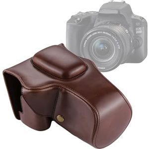 Camera -accessoires Full Body Camera PU lederen taszak voor for Canon EOS 200D