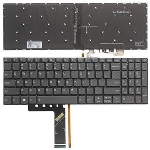 US laptop Toetsenbord for Lenovo IdeaPad 320-15 320-15ISK 320-15ABR 320-15AST 320-15IAP 320-15IKB (Color : With backlight)