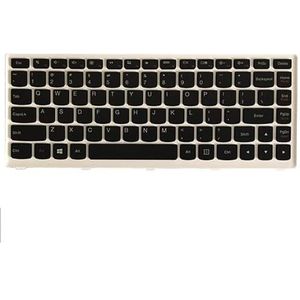 NIEUWE US toetsenbord for Lenovo Ideapad S300 S400 S405 S400T S400u M30-70 25208654 25208594 US laptop toetsenbord (Color : White)