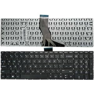 US Laptop toetsenbord for HP 15-AK 15-AR 15-AU 15-BC 17-U 17T-U 17-AB 17-G 17-W 17T-W TPN-Q172 TPN-Q173 (Color : Black no backlit)