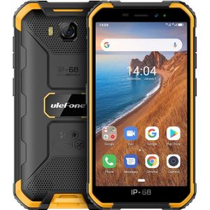 Ulefone Armor X6 ruige telefoon  2GB + 16GB  IP68/IP69K waterdicht stofdicht schokbestendig  Face Identification  4000mAh batterij  5 0 inch Android 9 0 MTK6580A/W Quad Core tot 1 3 GHz  netwerk: 3G (Orange)