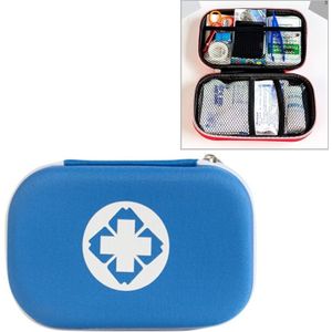 25 In 1 EVA Portable Car Home Outdoor Medische Emergency Supplies Medicine Kit Survival Rescue Box (Blauw)