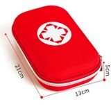 43 In 1 EVA Portable Car Home Outdoor Emergency Supplies Kit Survival Rescue Box (Rood)