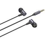 awei L2 3 5 mm Plug In-Ear Wired Stereo Oortelefoon met Mic (Grijs)