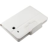 Voor Galaxy Tab E 9.6 / T560 2-in-1 afneembaar Bluetooth toetsenbord Litchi textuur lederen draagtas met Holder(White)