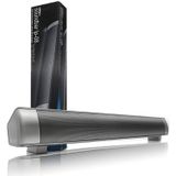 SoundBar LP-08 (CE0150) USB MP3 speler 2.1CH Bluetooth Wireless Sound Bar spreker (zilver)
