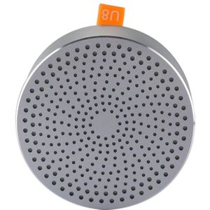 Draagbare Bind spatwaterdicht stereomuziek draadloze sport Bluetooth spreker  ingebouwde MIC  ondersteuning voor Hands-free gesprekken & Super Bass & Stereo Audio  Bluetooth afstand: 10m (zilver)