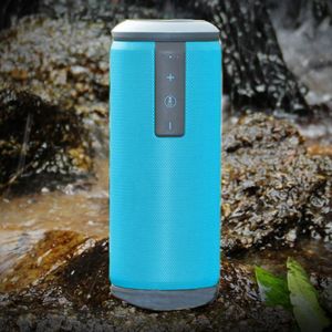 W-koning X 6 draagbare waterdichte Bluetooth 4.0 Stereo luidspreker  met ingebouwde MIC  ondersteuning voor Hands-free & Aux-in & TF kaart & NFC & FM & MP3  Bluetooth afstand: 10m(Blue)