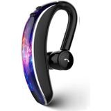 V7 Bluetooth 5.0 Business Style Wireless Stereo Sports Bluetooth Earphone  Support Inform Caller Name (Paars)