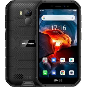 Ulefone Armor X7 Pro Rugged Phone  4GB+32GB  IP68/IP69K Waterproof Dustproof Shockproof  Face ID & Fingerprint Identification  4000mAh Battery  5.0 inch Android 10.0 MTK6761VWE Quad Core 64-bit up to 1.8GHz  Network: 4G  NFC  OTG(Black)