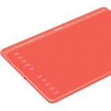 HUION HS611 5080 LPI Touch Strip Art Drawing Tablet for Fun  met batterijvrije pen & penhouder (rood)