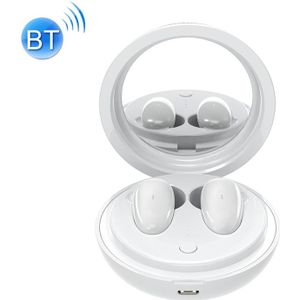 REMAX TWS-9 Bluetooth draadloze stereo-oortelefoon met oplaadbox (wit)