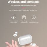 Air-3 Bluetooth 5.0 Business Style draadloze Bluetooth-oortelefoon met oplaadcase (roze)