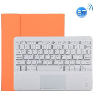 TG11BC Afneembare Bluetooth Wit Toetsenbord Microfiber Lederen Beschermhoes voor iPad Pro 11 inch (2020)  met Touchpad & Pen Slot & Houder (Oranje)