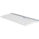 Logitech K580 Dual Modes Thin and Light Multi-device Wireless Keyboard with Phone Holder (White) Logitech K580 Dual Modes Thin and Light Multi-device Wireless Keyboard with Phone Holder (White) Logitech K580 Dual Modes Thin and Light Multi-device Wir