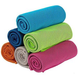 Koelhanddoek - Groen - (40""x 12""), ijshanddoek, microvezelhanddoek, zachte ademende kille handdoek voor yoga, sport, sportschool, training, kamperen, fitness, hardlopen, training en meer activiteiten