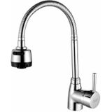 Keuken kraan Anti-splash Head Wash Basin Sink Universal Rotatable Kraan Full Copper Joint  Style:Hot & Cold Water
