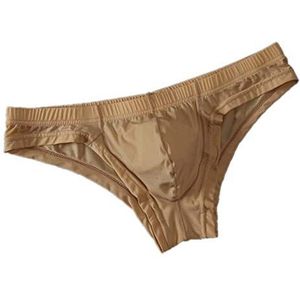 Kwelt Heren Briefs doorzichtig Shorts Slips Ice Silk Onderbroek Sexy Slips Briefs Shorts Lingerie Ondergoed