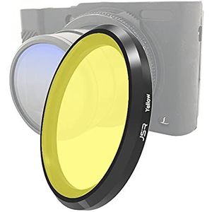 Liaoxig Camera-accessoires gekleurde lensfilter voor Panasonic LUMIX LX10 camera-accessoires (kleur: geel)