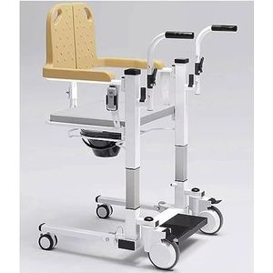 Elektrische patiëntenlift rolstoel stalen thuis medische overdracht lift stoel 180 ° gespleten stoel en potje lift hulp transportstoel