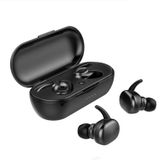 Y30 Draadloze Bluetooth Headset 5.0 In-Ear Mini Oortelefoon - Zwart