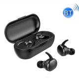 Y30 Draadloze Bluetooth Headset 5.0 In-Ear Mini Oortelefoon - Zwart