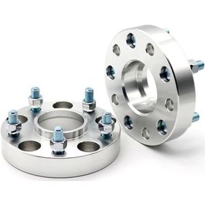 Spoorverbreders Voor JEEP Voor Kompas (2006-2016) 2 Stuks 15/20/25/30/35/40 Aluminium Wiel Spacer Adapters PCD 5x114.3CB 67.1 Pak Wiel Spacers (Kleur : 15mm Silver)