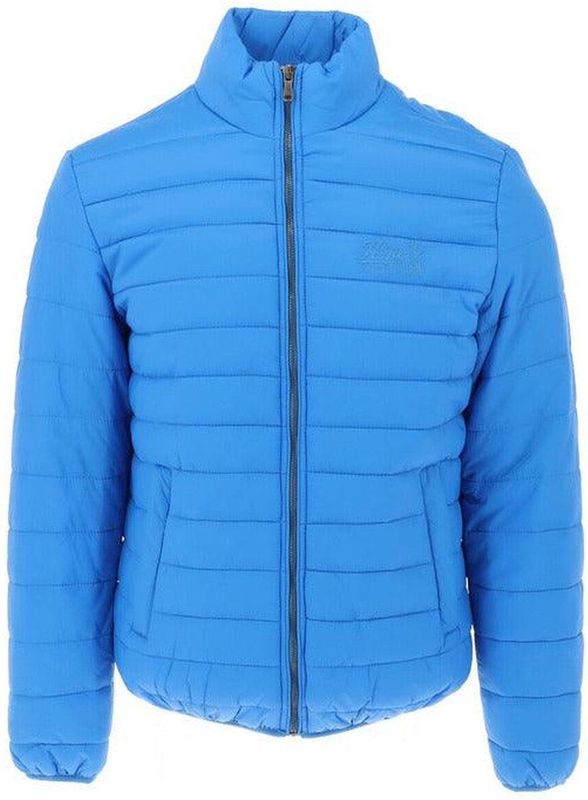 Tommy Hilfiger - Zip-Up Jas - Blauw - Heren - Polyester