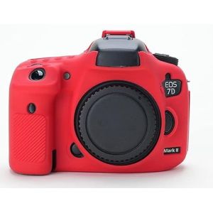 Camerabeschermingskoffer Voor for Canon EOS 7D Mark II Zachte siliconenbeschermingskast Camerabeschermingskoffer