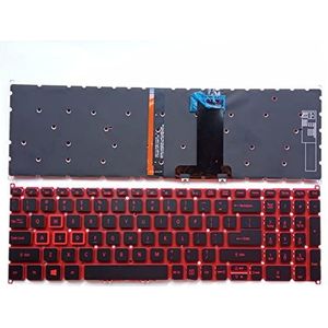 Laptop Vervanging US Layout Rode Backlight Toetsenbord voor Acer Aspire A317-51 A317-51KG A317-52 Nitro 5 Spin SP515-51GN NP515-51 SV5P-P81BWL NKI15130A2 ACM16P53SU NK.I1513.00 A2