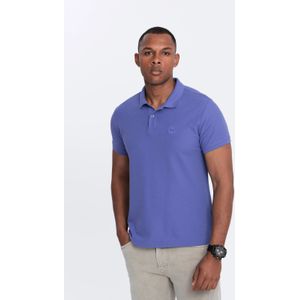 Italian Style - Poloshirt - Paars - Korte Mouw