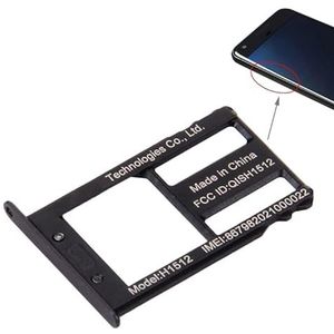 Mobiele telefoonvervangingsaccessoires Sim -kaartlade voor voor Google Nexus 6p (zwart) Telefoononderdeel