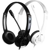 DANYIN DT326 Hoofdgemonteerde Desktopcomputer Kinderen Leren Draad Headset met Microfoon - 1.8m Kabellengte - Stijl: Single Hole Four-level (Zwart)