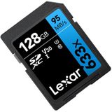 Lexar SD-633X High Speed SD-kaart SLR Camera geheugenkaart  capaciteit: 128GB