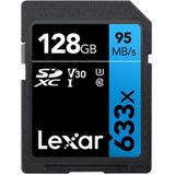 Lexar SD-633X High Speed SD-kaart SLR Camera geheugenkaart  capaciteit: 128GB