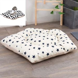 Pet Tent Slaapmat Dog Bed  Specificatie: Medium 45cm (Beige Star)